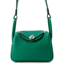 Load image into Gallery viewer, HERMES Lindy Vert Vertigo Taurillon Clemence Size Mini
