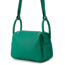 Load image into Gallery viewer, HERMES Lindy Vert Vertigo Taurillon Clemence Size Mini
