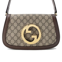 将图像加载到图库查看器中，GUCCI Blondie GG Supreme Shoulder Bag Beige/Brown699268 GG SupremeCanvas
