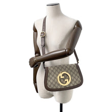 将图像加载到图库查看器中，GUCCI Blondie GG Supreme Shoulder Bag Beige/Brown699268 GG SupremeCanvas
