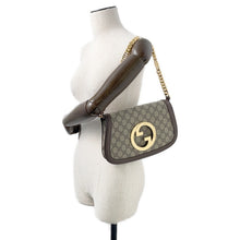将图像加载到图库查看器中，GUCCI Blondie GG Supreme Shoulder Bag Beige/Brown699268 GG SupremeCanvas
