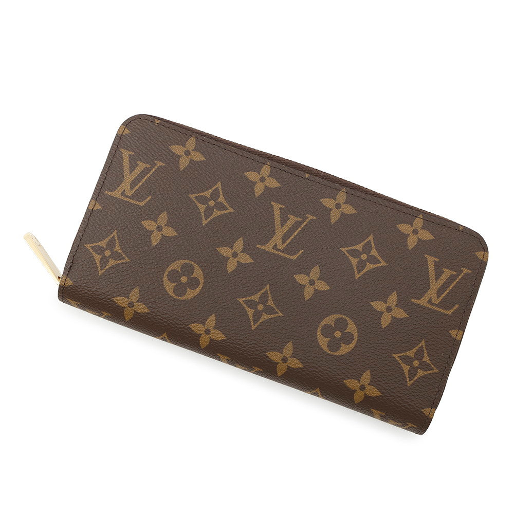 LOUIS VUITTON Zippy Wallet FuchsiaM41895 Monogram