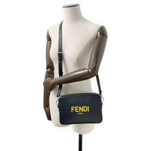 Load image into Gallery viewer, FENDI Camera Case Black7M0286 Leather Size Medium
