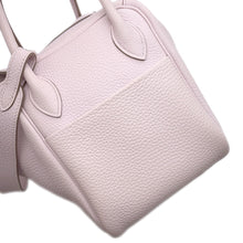 Load image into Gallery viewer, HERMES Lindy Verso mauve pail / machete Taurillon Clemence Size 26
