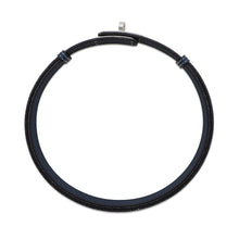 将图像加载到图库查看器中，HERMES Kelly Jean Belt Blue Indigo/White/Blue Navy Epsom Denim
