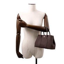 将图像加载到图库查看器中，HERMES Neo Garden Ebene Negonda Leather Size 23
