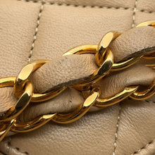 将图像加载到图库查看器中，CHANEL Matelasse ChainShoulder Bag BeigeA01112 Lambskin Size 25
