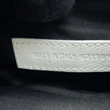 将图像加载到图库查看器中，BALENCIAGA Luca Goal Shoulder Bag White671309 Leather Size XS
