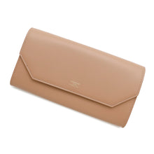 Load image into Gallery viewer, BALENCIAGA ENVELOPE Slim Continental Leather Long Wallet Beige736732 Smooth Calf Leather
