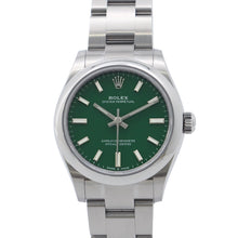 将图像加载到图库查看器中，ROLEX Oyster Perpetual 31 W31mm Stainless Steel Green Dial277200
