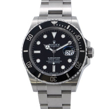 将图像加载到图库查看器中，ROLEX Submariner-Date W41mm Stainless Steel Black Dial126610LN
