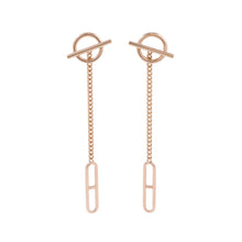 将图像加载到图库查看器中，HERMES EchappeeEarrings 18K Pink Gold

