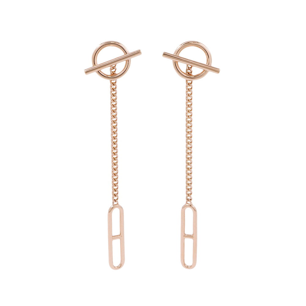 HERMES EchappeeEarrings 18K Pink Gold