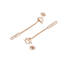 将图像加载到图库查看器中，HERMES ★EchappeeEarrings 18K Pink Gold

