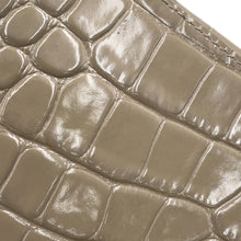 Load image into Gallery viewer, BALENCIAGA Hourglass 2WAY Bag Greige593546 Croco embossed leather Size Small
