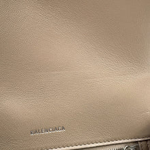 Load image into Gallery viewer, BALENCIAGA Hourglass 2WAY Bag Greige593546 Croco embossed leather Size Small
