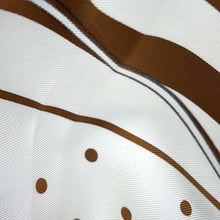 Load image into Gallery viewer, HERMES Giant Square Double Face Morning Walk Bandana Size 140 Black/White/Cuir Silk100%
