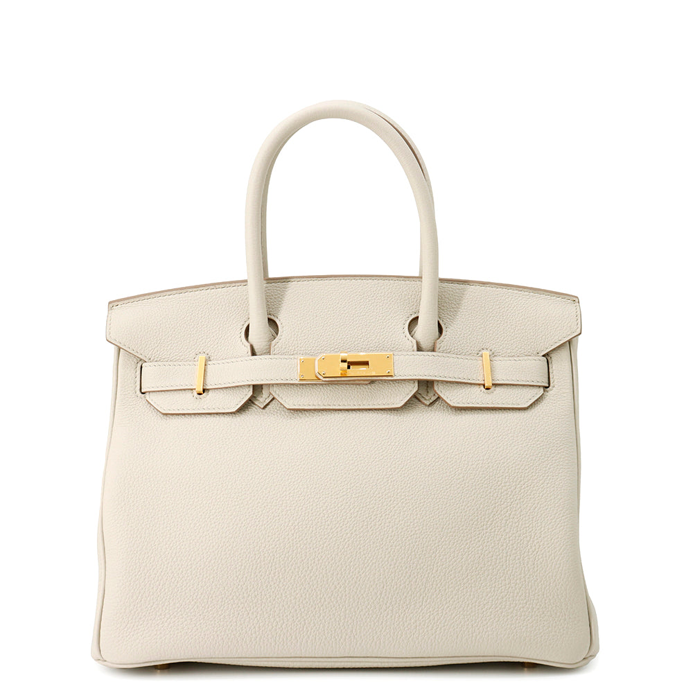 HERMES Birkin Beton Togo Leather Size 30