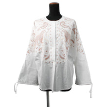 Load image into Gallery viewer, HERMES Clos de Sel Beach Shirt Size 34 White Cotton100%
