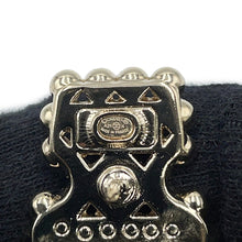 将图像加载到图库查看器中，CHANEL Perfume motif pin Brooch Champagne Gold/WhiteAB7207 Metal Rhinestone Faux Pearl
