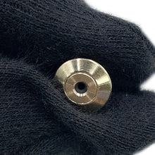 Load image into Gallery viewer, CHANEL Perfume motif pin Brooch Black/Champagne GoldAB7207 Metal Faux Pearl Rhinestone
