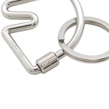Load image into Gallery viewer, HERMES Cheval Key Ring Silver Metal
