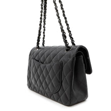将图像加载到图库查看器中，CHANEL Matelasse W Flap Chain Shoulder Bag BlackA01113 Lambskin Size 23
