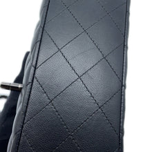 将图像加载到图库查看器中，CHANEL Matelasse W Flap Chain Shoulder Bag BlackA01113 Lambskin Size 23
