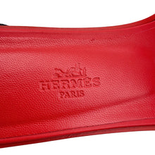 将图像加载到图库查看器中，HERMES Sandals &quot;Oran&quot; Red Leather Size 37 1/2
