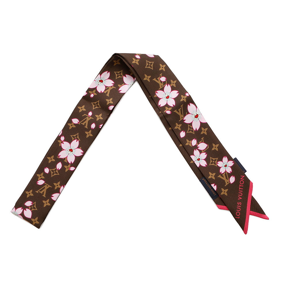 LOUIS VUITTON LV × TM BandeauBB・Cherry Blossom TanM96084 Silk100%