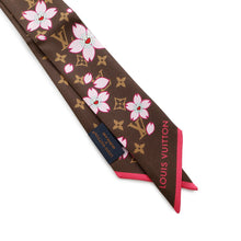 将图像加载到图库查看器中，LOUIS VUITTON LV × TM BandeauBB・Cherry Blossom TanM96084 Silk100%
