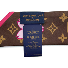 将图像加载到图库查看器中，LOUIS VUITTON LV × TM BandeauBB・Cherry Blossom TanM96084 Silk100%
