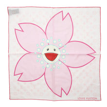 Load image into Gallery viewer, LOUIS VUITTON LVxTM Cherry Blossom Carre Size 55 PinkM96088 Silk55% Cotton45%
