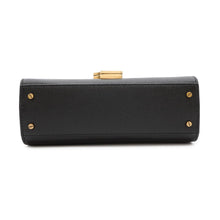 将图像加载到图库查看器中，SAINT LAURENT PARIS Cassandra top handle Black623930 Leather
