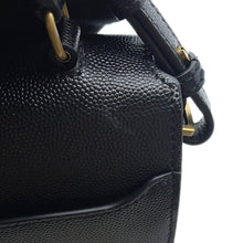 将图像加载到图库查看器中，SAINT LAURENT PARIS Cassandra top handle Black623930 Leather
