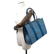 将图像加载到图库查看器中，GOYARD Villette OceanBlueVILLETPMLTJ22CL22X Canvas Leather Size PM

