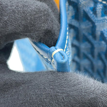 将图像加载到图库查看器中，GOYARD Villette OceanBlueVILLETPMLTJ22CL22X Canvas Leather Size PM
