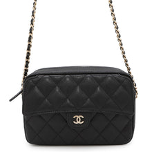 Load image into Gallery viewer, CHANEL Matelasse Classic ChainClutch BlackAP4425 Caviar Leather
