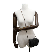 Load image into Gallery viewer, CHANEL Matelasse Classic ChainClutch BlackAP4425 Caviar Leather
