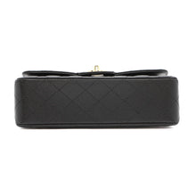 Load image into Gallery viewer, CHANEL Matelasse W Flap ChainShoulder Bag BlackA01113 Caviar Leather Size 23
