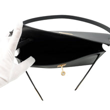 将图像加载到图库查看器中，HERMES Kelly Elan Black Epsom
