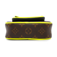 Load image into Gallery viewer, LOUIS VUITTON Christopher wearable wallet Noir/Neon YellowM80793 Monogram Macassar Canvas
