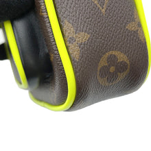 Load image into Gallery viewer, LOUIS VUITTON Christopher wearable wallet Noir/Neon YellowM80793 Monogram Macassar Canvas
