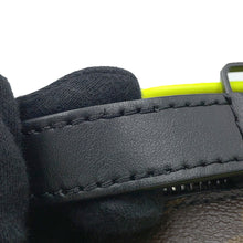Load image into Gallery viewer, LOUIS VUITTON Christopher wearable wallet Noir/Neon YellowM80793 Monogram Macassar Canvas
