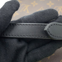 Load image into Gallery viewer, LOUIS VUITTON Christopher wearable wallet Noir/Neon YellowM80793 Monogram Macassar Canvas
