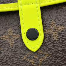 Load image into Gallery viewer, LOUIS VUITTON Christopher wearable wallet Noir/Neon YellowM80793 Monogram Macassar Canvas
