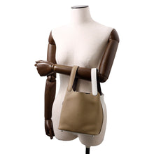 Load image into Gallery viewer, HERMES Picotin Lock Casaque2 Beige Marfa/New White/Macassar Taurillon Clemence Swift Leather Size PM
