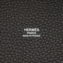 Load image into Gallery viewer, HERMES Picotin Lock Casaque2 Beige Marfa/New White/Macassar Taurillon Clemence Swift Leather Size PM
