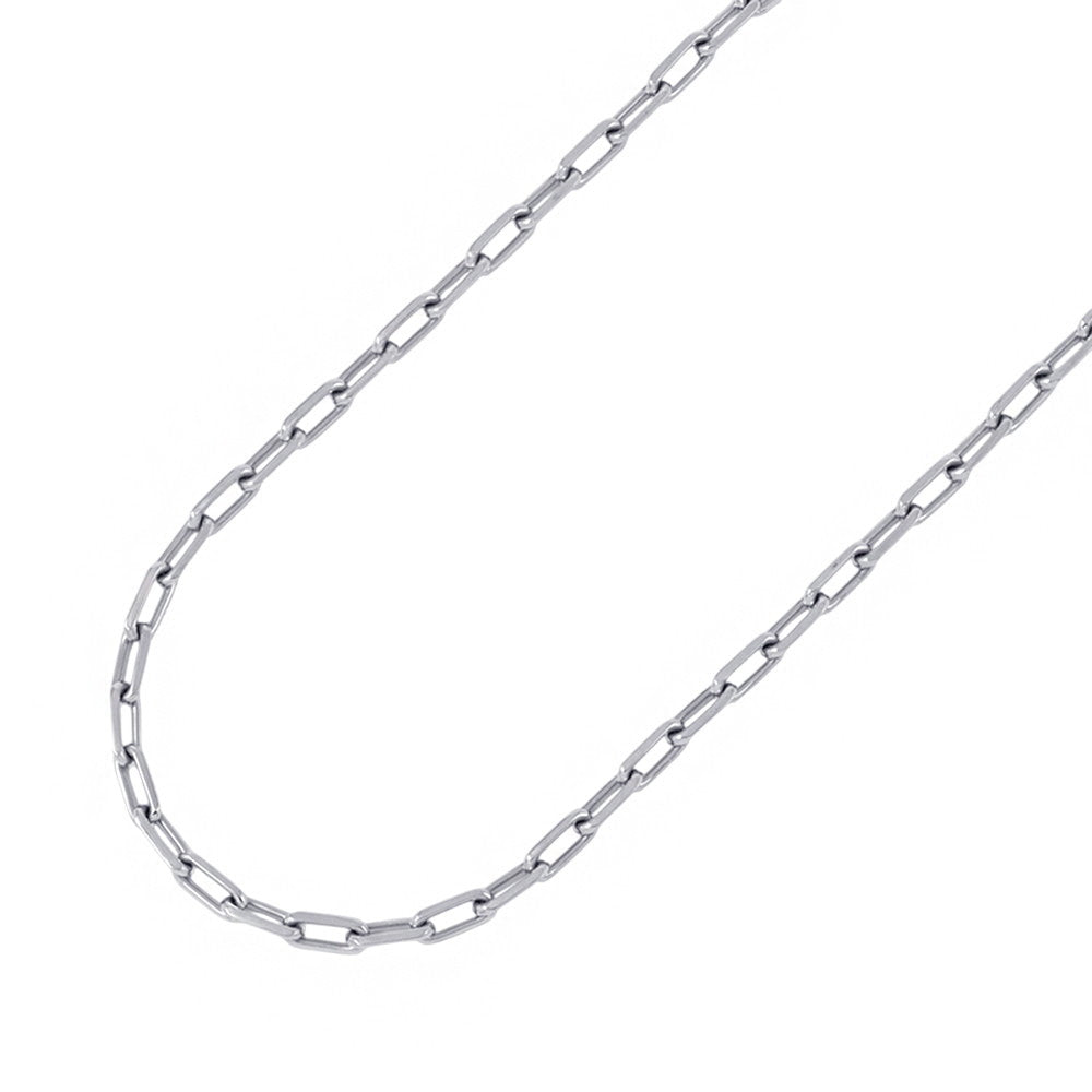 CARTIER Santos de Cartier Necklace Size MediumB7009100 18K White Gold