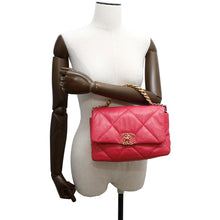 Load image into Gallery viewer, CHANEL 19 ChainShoulder Bag PinkAS1160 Lambskin

